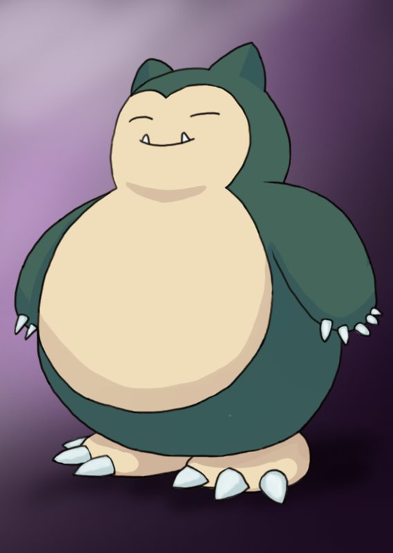 Learn How To Draw Snorlax From Pokemon Pokemon Step By Step Drawing