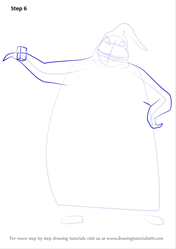 Learn How To Draw Oogie Boogie From The Nightmare Before Christmas The