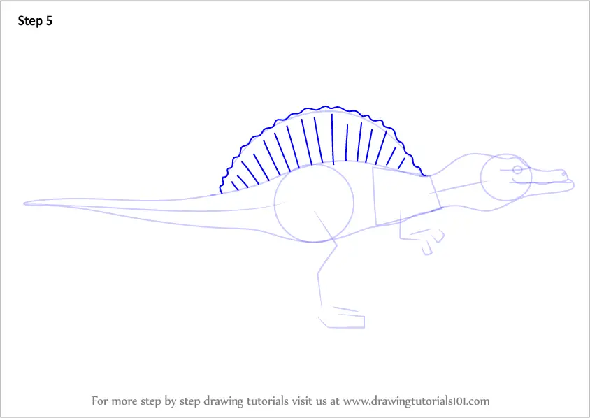 Learn How To Draw Old Spinosaurus From Dinosaur Train Dinosaur Train