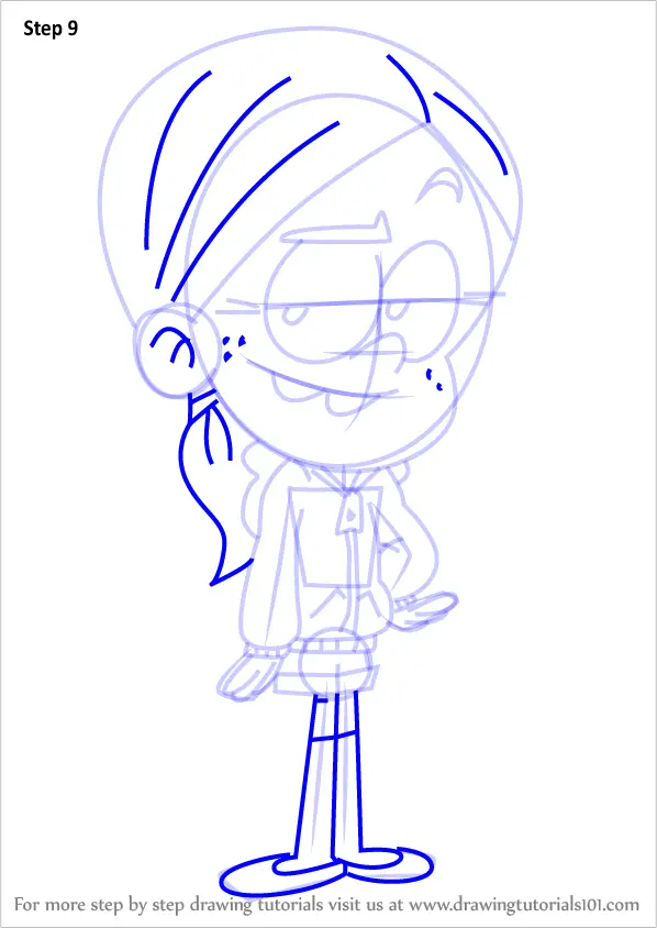 Learn How To Draw Ronnie Anne Santiago From The Loud House The Loud House Step By Step