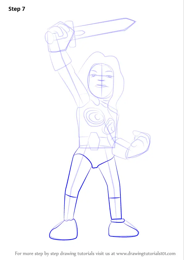 Learn How To Draw Valkyrie From The Super Hero Squad Show The Super