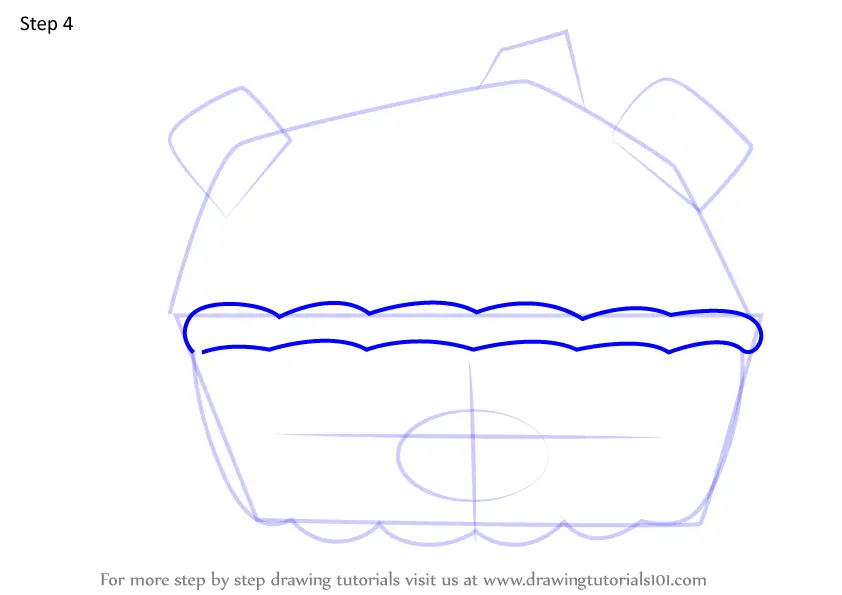 Learn How To Draw B B Bake From Num Noms Num Noms Step By Step