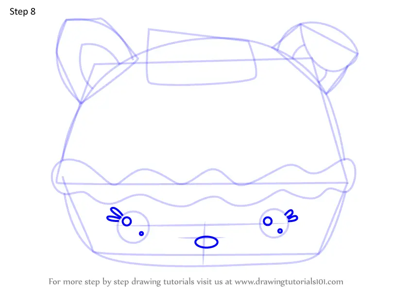 Step By Step How To Draw Blueberry Pie From Num Noms