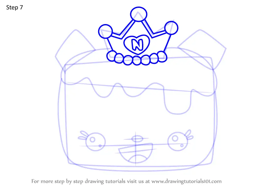 Learn How To Draw Princess B Day Jelly Roll From Num Noms Num Noms