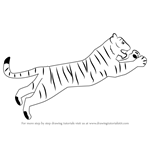 How to Draw a Tiger for Kids