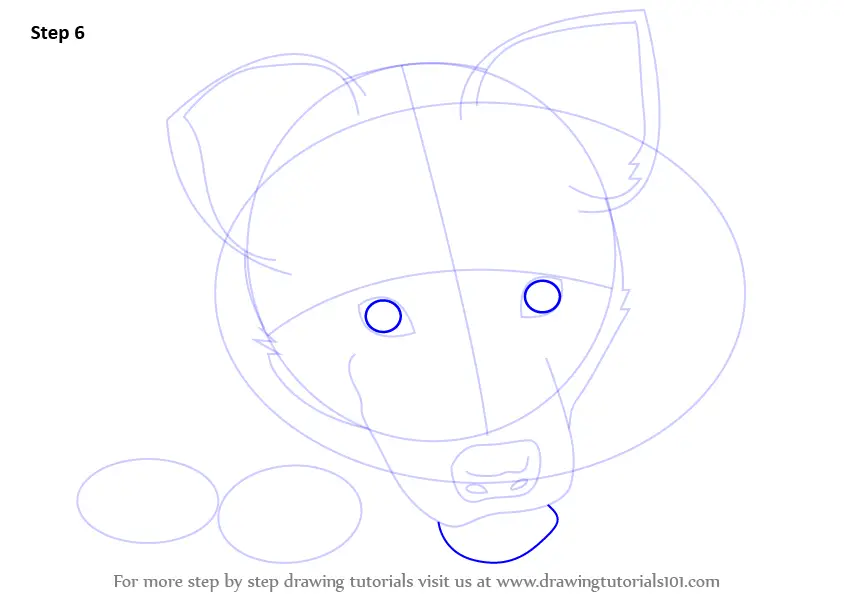 Learn How to Draw German Shepherd Puppy (Farm Animals) Step by Step