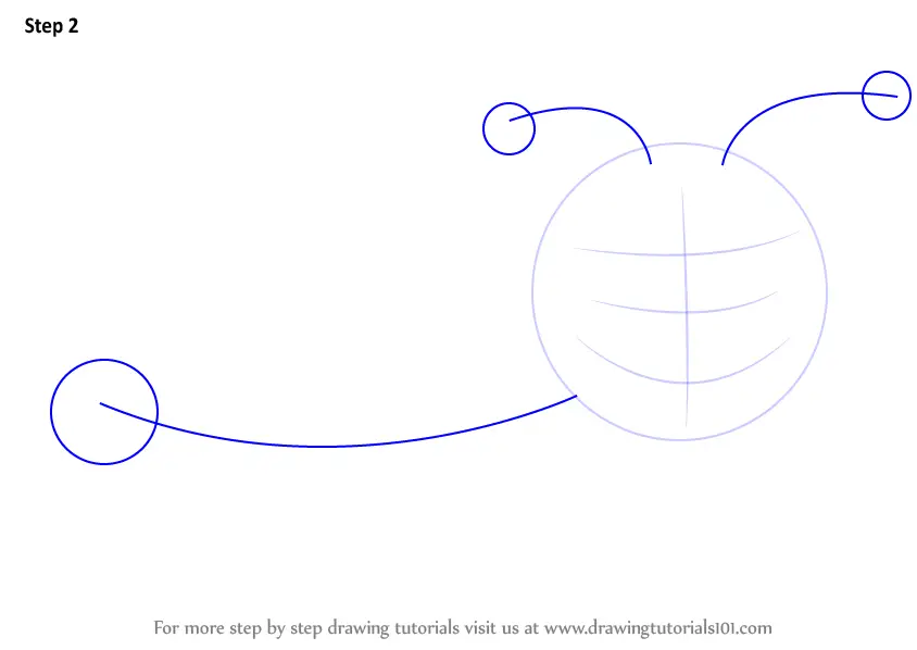 Step by Step How to Draw a Caterpillar for Kids : DrawingTutorials101.com