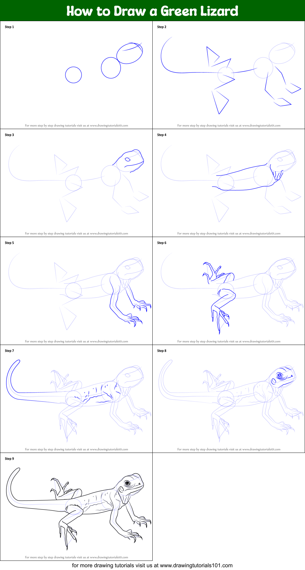 Top How To Draw A Cartoon Lizard Step By Step in the world Learn more here 