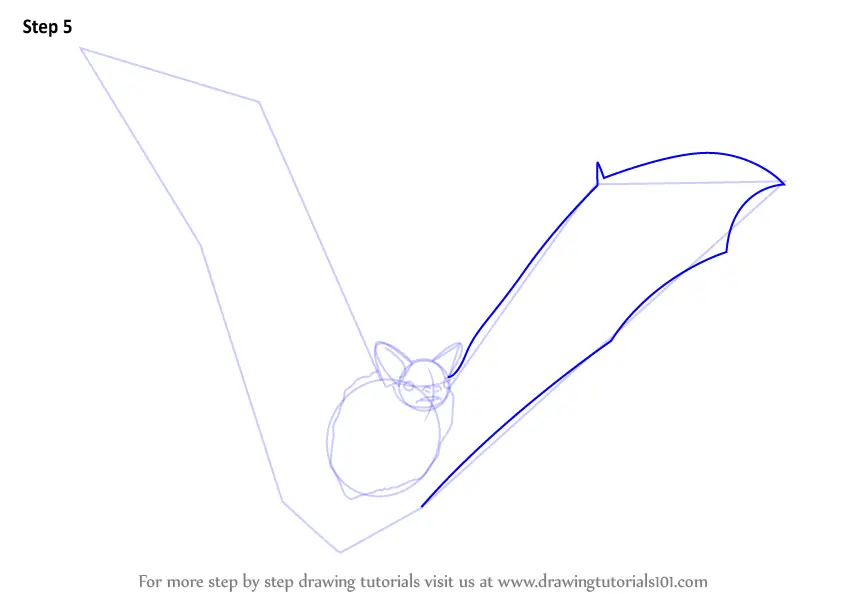 Learn How to Draw a Big Brown Bat (Other Animals) Step by Step ...