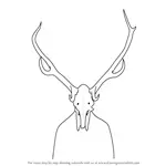 How to Draw a Deer Skull