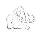 How to Draw a Woolly mammoth