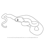How to Draw a Pit Viper