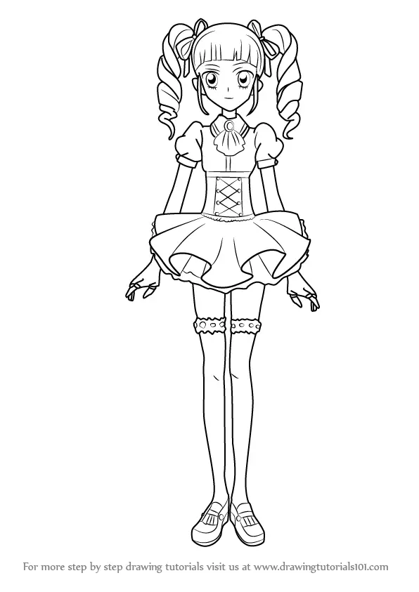 Learn How to Draw Yurika Toudou from Aikatsu! (Aikatsu!) Step by Step ...