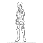 How to Draw Armin Arlert from Attack on Titan