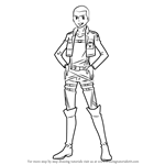How to Draw Connie Springer from Attack on Titan