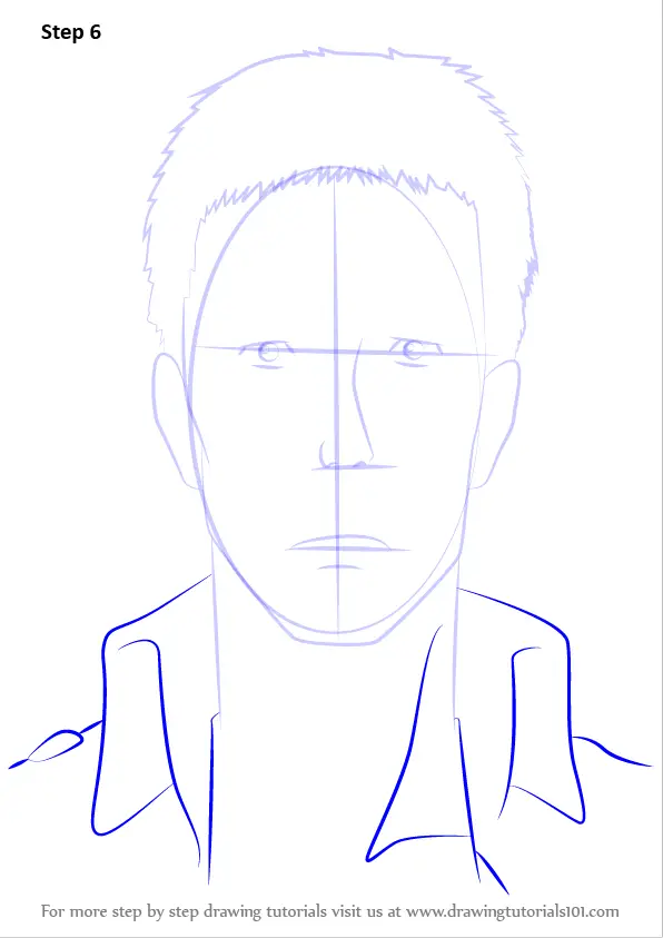 Step by Step How to Draw Hannes from Attack on Titan