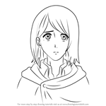 How to Draw Petra Ral from Attack on Titan