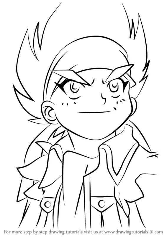 Learn How to Draw Johnny McGregor from Beyblade (Beyblade) Step by Step ...
