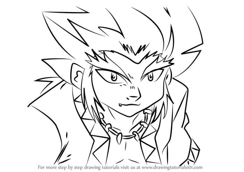 14. How to Draw Lee from Beyblade. 