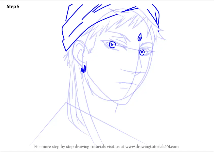 Learn How to Draw Agni from Black Butler (Black Butler) Step by Step