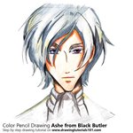 How to Draw Ashe from Black Butler