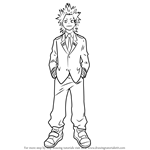 How to Draw Eijirou Kirishima from Boku no Hero Academia (Boku no Hero ...