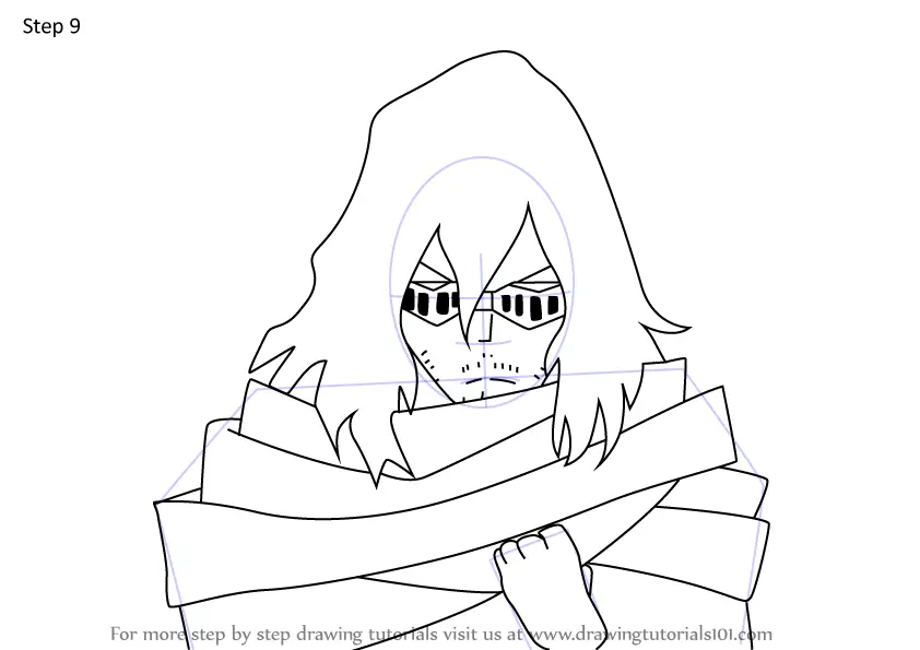 Learn How to Draw Eraser Head from Boku no Hero Academia (Boku no Hero