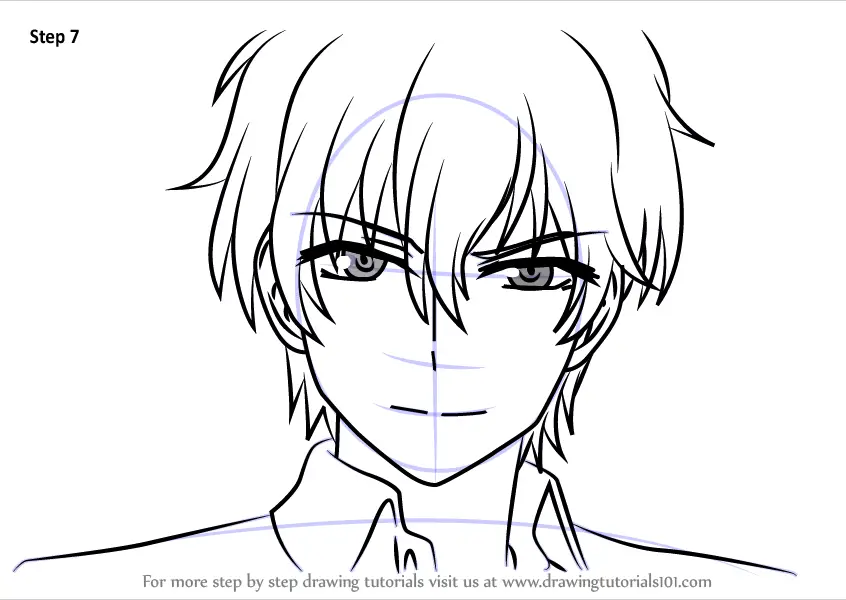 Learn How to Draw Shunsuke Otosaka from Charlotte (Charlotte) Step by ...