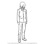 How to Draw Takehito Kumagami from Charlotte