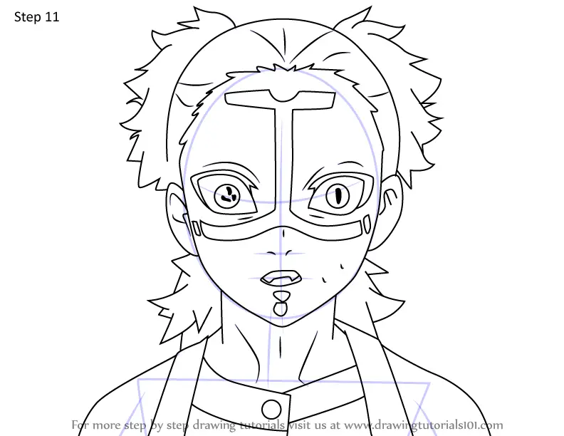 Learn How to Draw Kamanue from Demon Slayer Demon Slayer ...