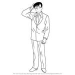 How to Draw Wataru Takagi from Detective Conan