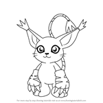 How to Draw Gatomon from Digimon