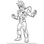 How to Draw Android 16 from Dragon Ball Z