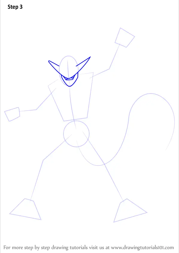 Step by Step How to Draw Cooler from Dragon Ball Z