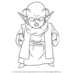 How to Draw Dende from Dragon Ball Z