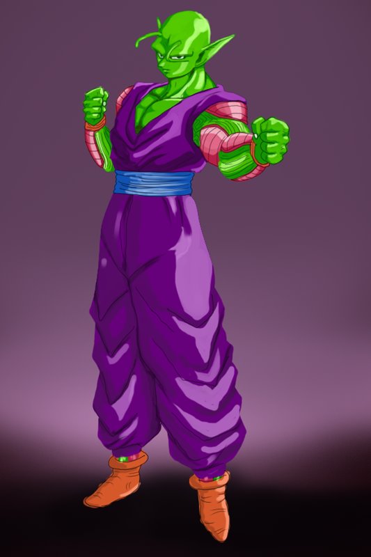 Learn How to Draw Piccolo from Dragon Ball Z (Dragon Ball Z) Step by