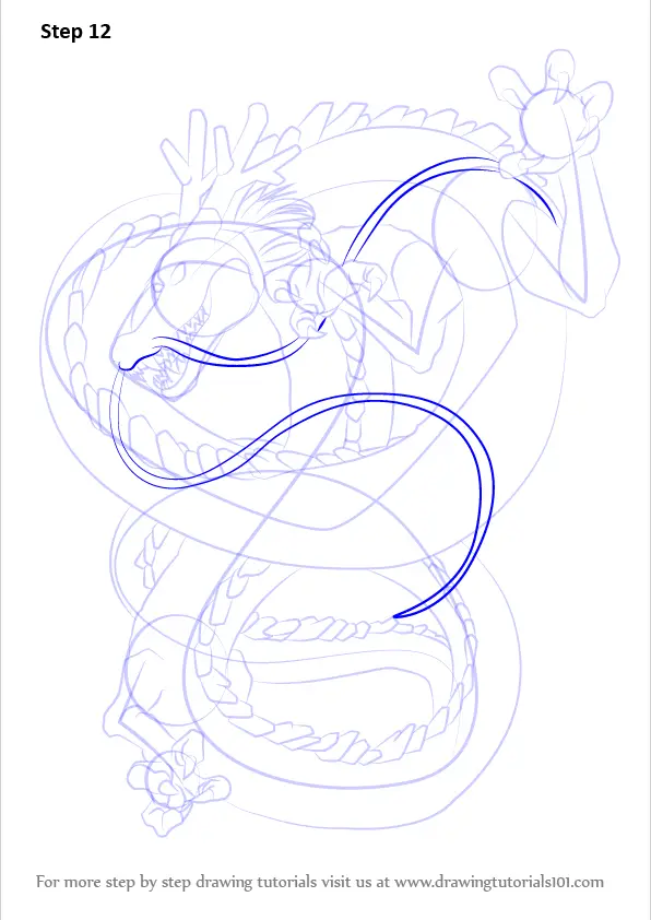 Coloring Pages Shenron Print Free