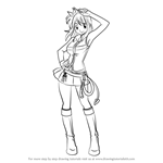 How to Draw Lucy Heartfilia from Fairy Tail