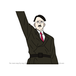 How to Draw Adolf Hitler from Fullmetal Alchemist