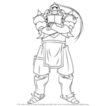 How to Draw Alphonse Elric from Fullmetal Alchemist