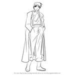 How to Draw Roy Mustang Full Body from Fullmetal Alchemist