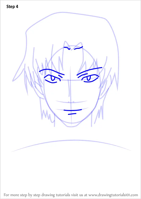 Step by Step How to Draw Ryuji Kurosaki from Future Diary ...