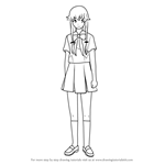How to Draw Yuno Gasai from Future Diary