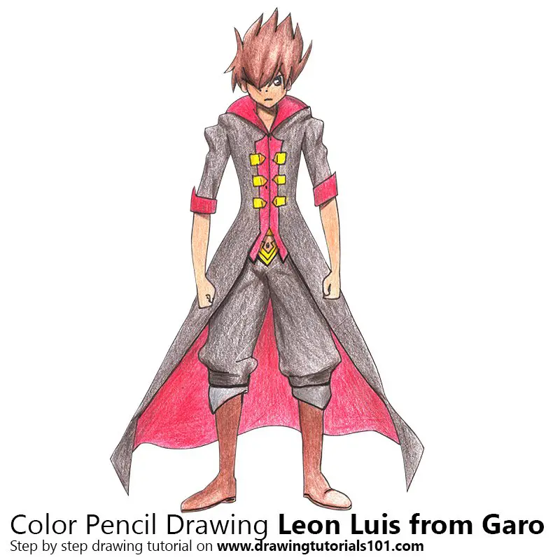 Leon Luis from Garo Color Pencil Drawing