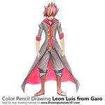 How to Draw Leon Luis from Garo