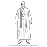 How to Draw Tokugawa Shige Shige from Gin Tama
