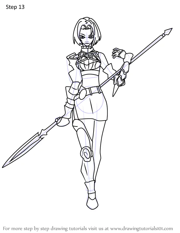 Mitch Foust Barbarian Swordster  Easy Woman Warrior Drawing HD Png  Download  Transparent Png Image  PNGitem