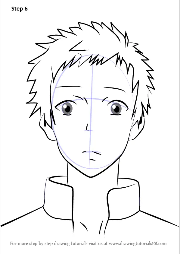 Learn How to Draw Souta Tamadate from Guilty Crown (Guilty Crown) Step ...