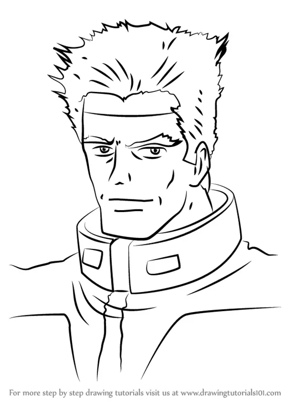 Learn How to Draw Adam Stingray from Gundam (Gundam) Step by Step ...