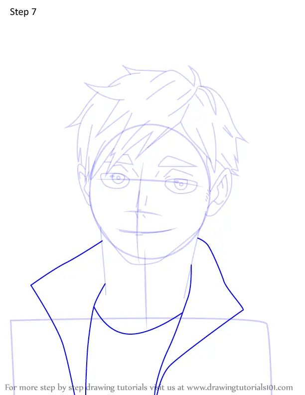 Step by Step How to Draw Atsumu Miya from Haikyuu ...